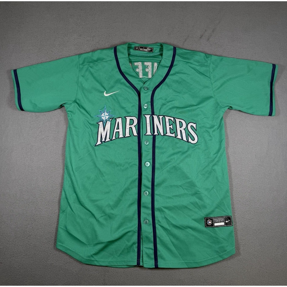 Nike MLB Seattle Mariners Ken Griffey Jr. #24 Alternate Teal Jersey - Size L